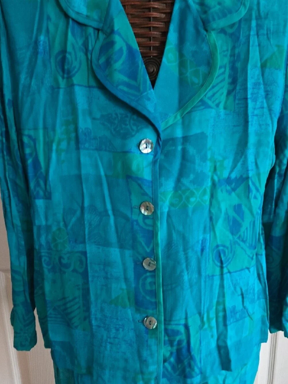 Carole Little vibrant teal